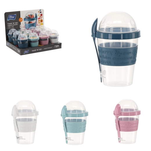 Posuda za jogurt TITIZ Take & Go 600 ml s žličicom