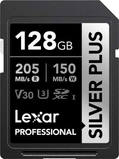 Lexar Professional Silver Plus SDXC memorijska kartica 128 GB