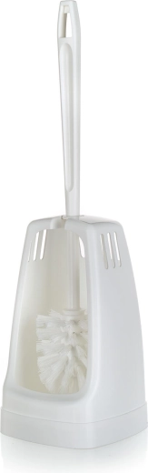 WC set s držačem, kvadratni, bijeli