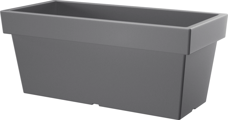 Vrtni plastični žardinjer Lofly Case 99 cm – sivi kamen