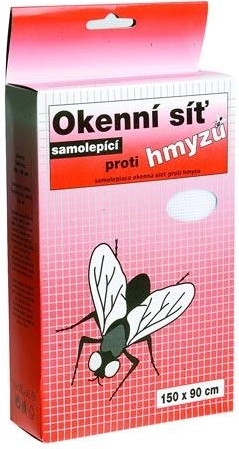 Samoljepljiva prozorska mreža protiv insekata 150 × 90 cm od staklenih vlakana