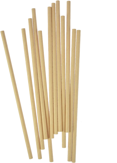 Papirnate slamke kraft 20 cm (12 kom)