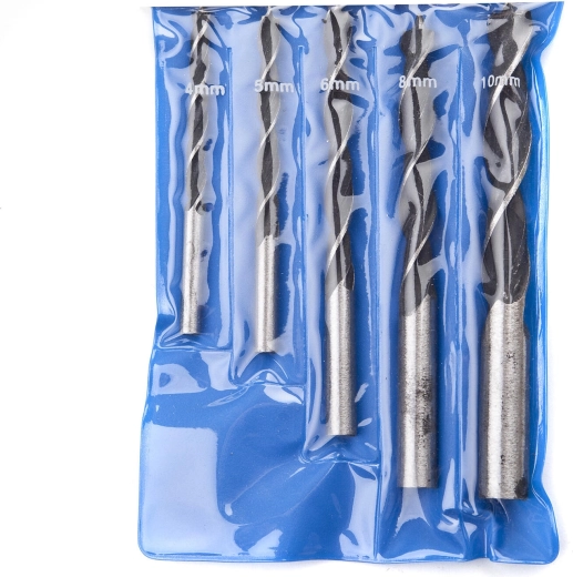 Set svrdla za drvo 4–10 mm, 5 komada