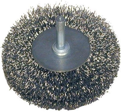 Kružna žičana četka sa prihvatom 80 mm, žica 0,3 mm, dvoredna
