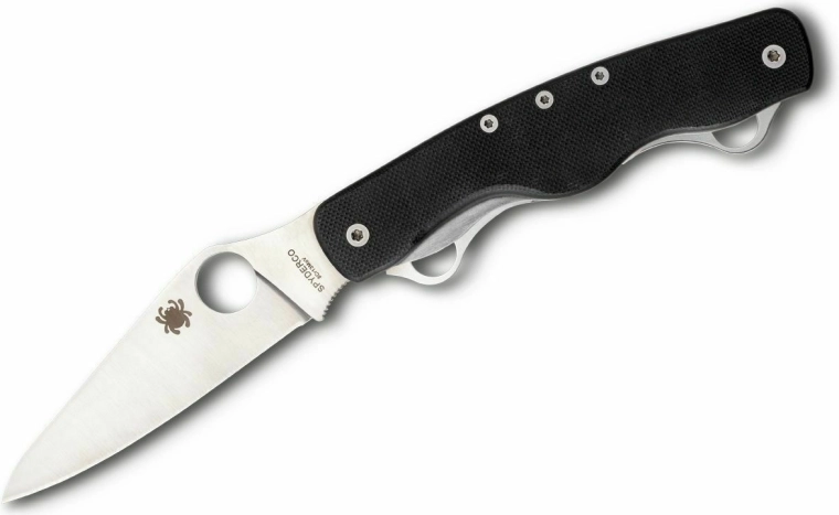 Džepni nož Spyderco ClipiTool Standard G10, 8,9 cm, crni, 2 dodatne oštrice