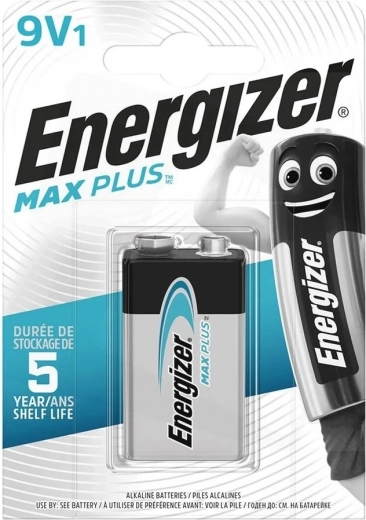 Alkalne baterije Max Plus 9V