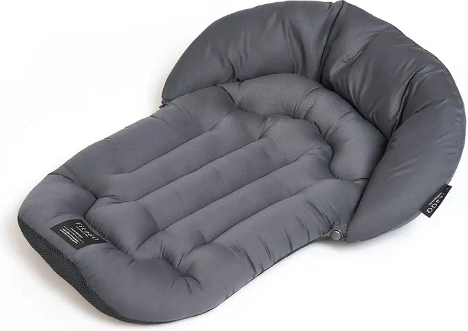 FikaGO meka podloga s jastučićem mushroom grey veličina L