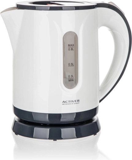 Kuhalo za vodu SOLLA 0,8 l bijelo‑sivo 900–1100 W