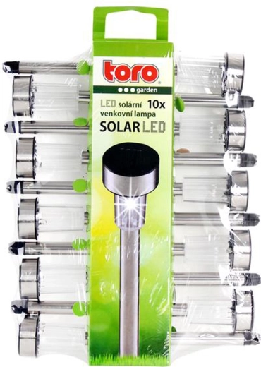 Solarne LED vrtne svjetiljke, set 10 kom