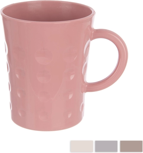 Šalica Boncu 350 ml – mix boja s reljefnom površinom