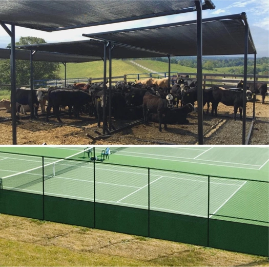 Zasjenjiva i zaštitna mreža 1,5 × 25 m, 95 % pokrivenosti, 180 g/m², UV, s 50 vezica