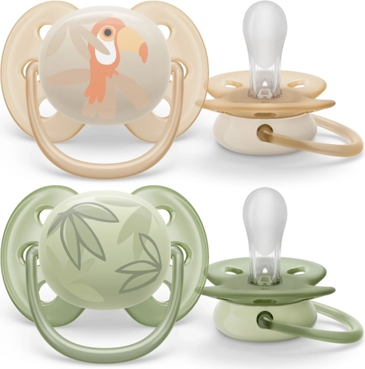 Philips Avent duda Ultrasoft Premium životinjica 0–6 mj., 2 kom