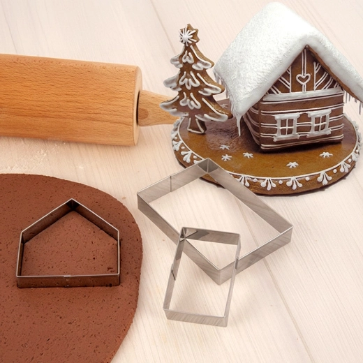 Kompletna set za 3D kućicu od medenjaka