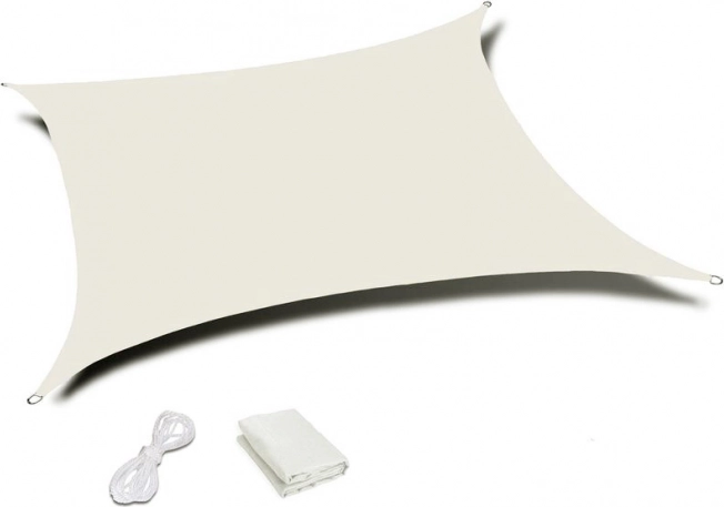Pravokutna sjenila tenda 2 × 3 m, vodootporna, bež, MultiGarden