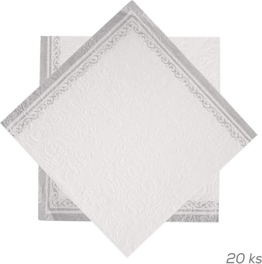 Reljefni papirnati ubrusi 33 × 33 cm 20 kom