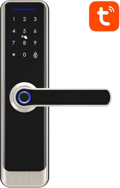 Inteligentna digitalna brava Avatto ZSDL-A270-S-ALI-5572 ZigBee Srebrna