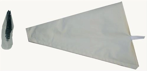 Slastičarska gumirana vrećica 35 cm sa 7 nastavaka za ukrašavanje