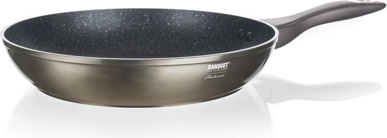 Aluminijska tava 28 cm s neljepljivom površinom METALLIC PLATINUM