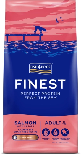 Fish4Dogs Finest male granule za odrasle pse losos s krumpirom 6 kg