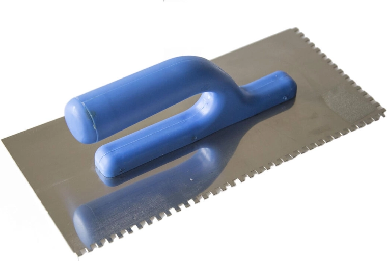 Gleter od nehrđajućeg čelika sa zubima 4 × 4 mm, 270/280 × 130 mm