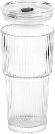 Poklopac s brtvom i otvorom za slamku