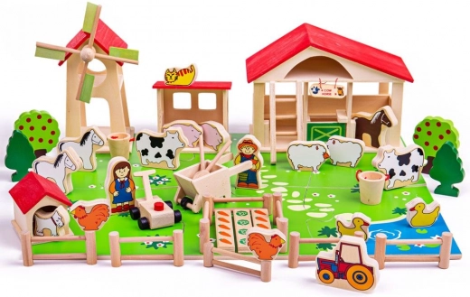 Velika Drvena Farma Bigjigs Toys