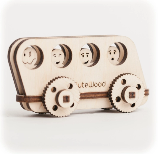 Cutewood drvena 3D slagalica autobus