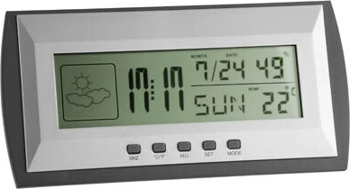 Digitalna meteorološka stanica TFA s vremenskom prognozom i budilicom