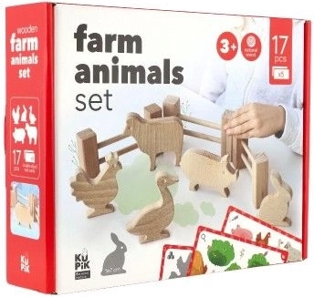 Kreativna farma od 17 drvenih dijelova