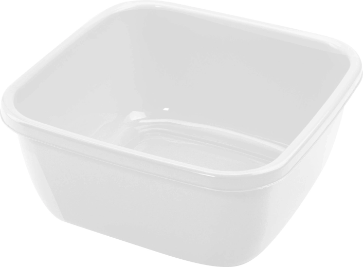 Plastični kvadratni umivaonik 15 l HEIDRUN