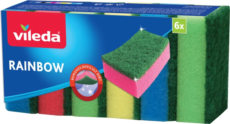 Spužve Vileda Rainbow, 6 kom
