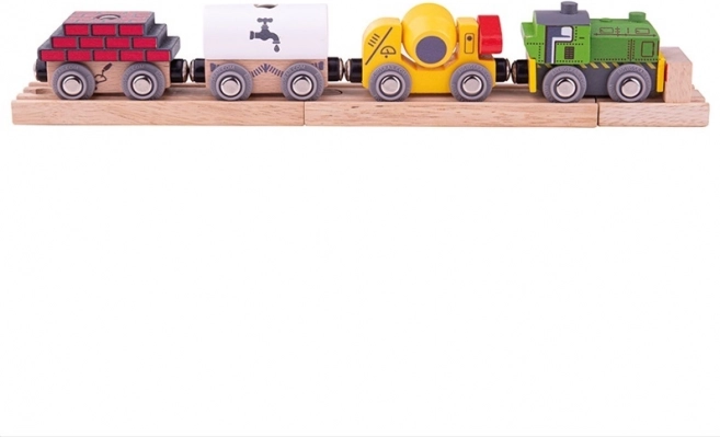 Bigjigs Rail drveni građevinski vlak