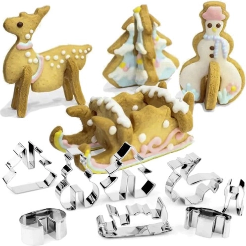 Set božićnih 3D kalupa za kekse RUHHY