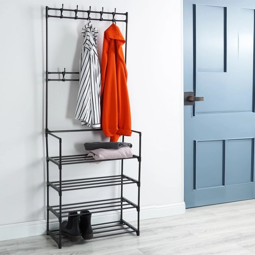 Izdržljiva metalna konstrukcija u crnoj boji