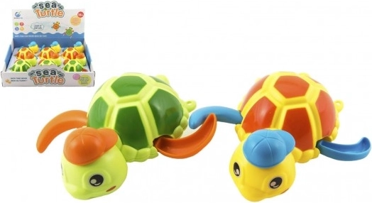 Plutajuća navijajuća kornjača za vodu, plastična igračka 12 cm