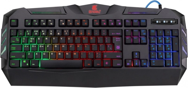 Gaming tipkovnica Defender Werewolf GK-120DL s membranskim prekidačima i pozadinskim osvjetljenjem