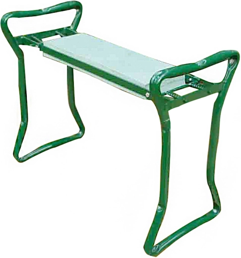 Vrtni klečalnik i sjedalica od metala 59 × 27,5 × 49 cm