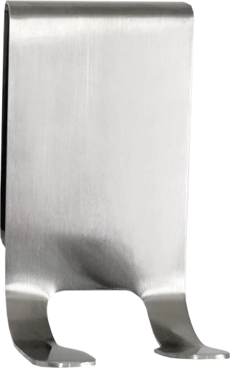 Kuka za staklena vrata tuša od nehrđajućeg čelika, srebrna, 8 × 4,5 × 1,5 cm