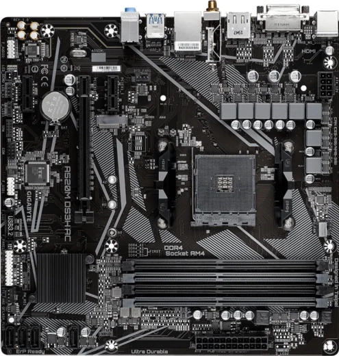 Matična ploča GIGABYTE A520M DS3H AC (AM4, mATX)
