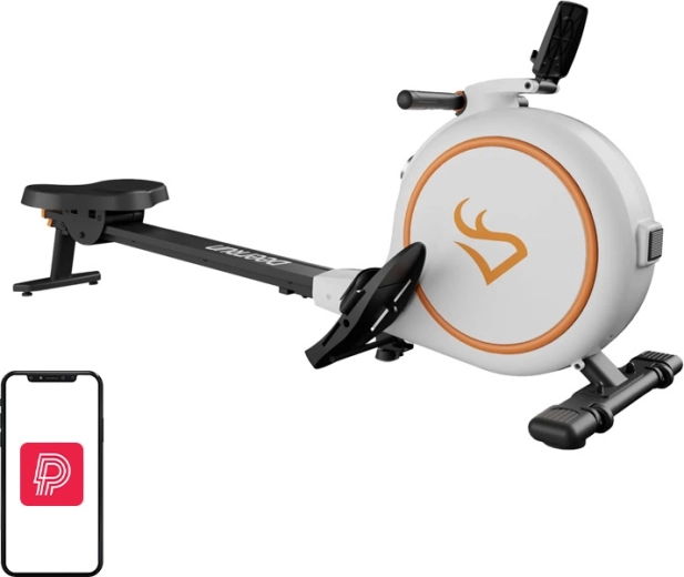 Magnetični veslački trenažer DeerRun RW600 bijeli