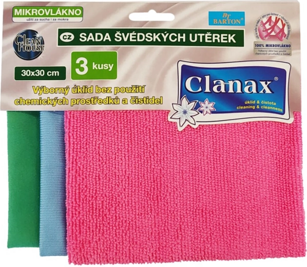 Krpe od mikrofibre 30 × 30 cm – set 3 kom