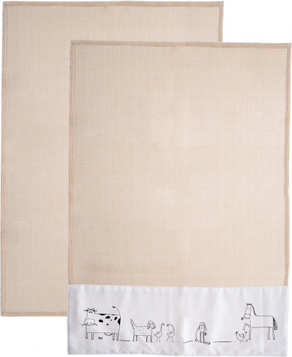Pamučne kuhinjske krpe 70 × 50 cm, 2 kom