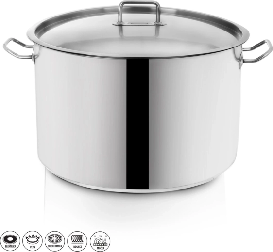 Nehrđajući lonac Stock s poklopcem 30 l