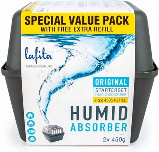 Apsorber vlage LAFITA s ulošcima 2×450 g