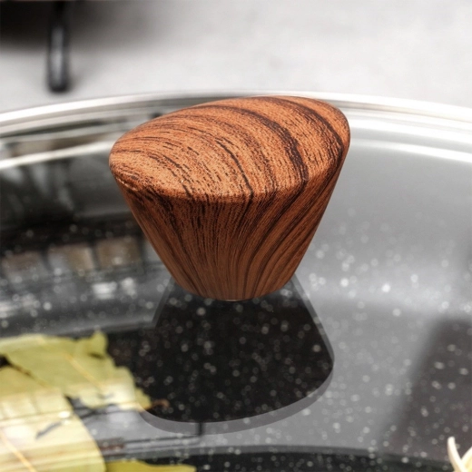 Udoban prihvat s drvenim izgledom i otpuštanje pare