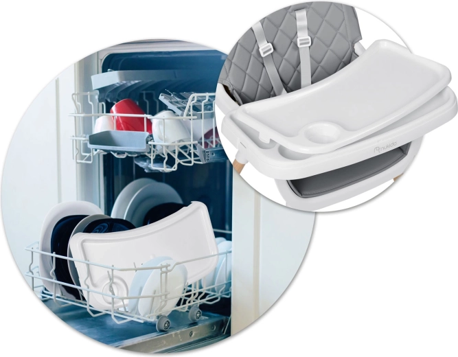 Odvojiv poslužavnik, jednostavno čišćenje u perilici posuđa