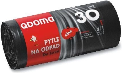Jake vreće za otpad 30–35 l, crne, 50 × 60 cm (15 kom)