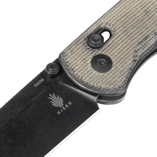 Učinkovita oštrica od čelika 154CM s Black Stonewash obradom