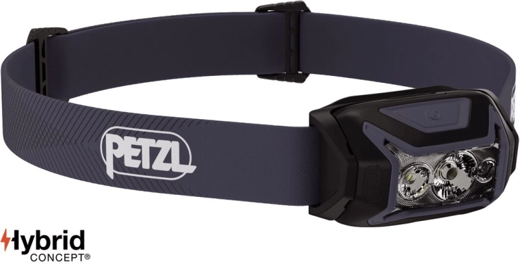 Čeona lampa PETZL Actik, crna, 450 lm