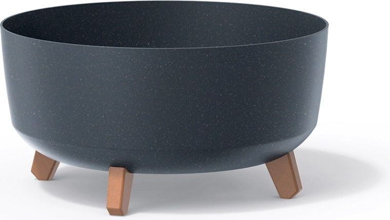 Žardinijera Gracia Low Eco Wood 38 cm – antracit